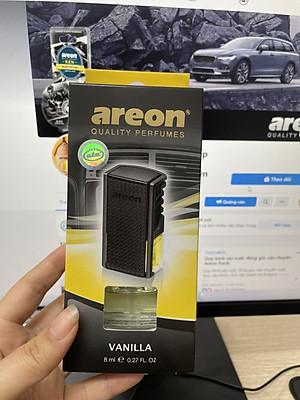Nước hoa kẹp cửa gió điều hòa ô tô AREON VANI (NEW) - NHẬP KHẨU BULGARIA