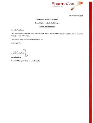 Viên uống NATURE'S WAY Complete Daily Multivitamin Bổ Sung Vitamin và Khóang Chất (Hộp 100 viên)