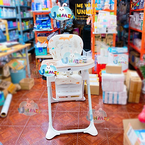 Ghế đa năng Mastela 1015 ngả, nâng hạ độ cao, có bánh xe / TẶNG BÁT THÌA ĂN DẶM UPASS CHÍNH HÃNG