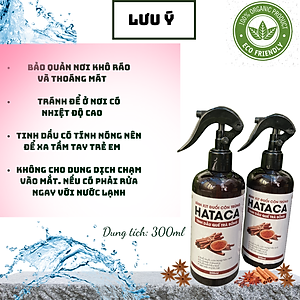 Bình xịt phòng tinh dầu quế diệt kiến 3 khoan và các loại côn trùng HATACA 300ML 