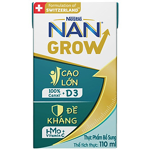 Bộ 2 Thùng 36 hộp Sữa pha sẵn Nestlé NANGROW  sữa mát công thức từ Thụy Sĩ 9(4 x 110ml) - (Bé từ 1 tuổi)
