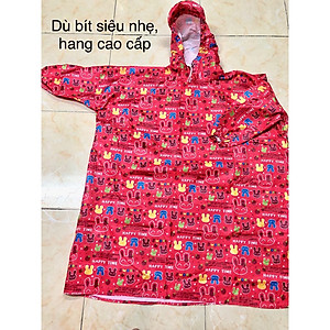 Áo Mưa Bít Trẻ Em, Áo Mưa Trùm Trẻ Em Che Kín Người An Toàn Cho Bé