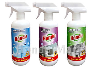 Chai xịt làm sạch đồ dùng bằng sứ Hando 570ml