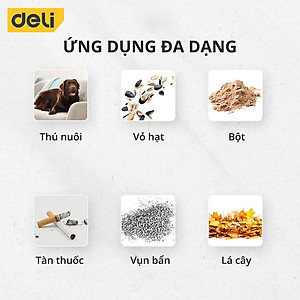 Máy Hút Bụi Cầm Tay Mini Không Dây Deli - Làm Sạch Cho Ô Tô, Đồ Dùng Trong Gia Đình - Nhỏ Gọn, Dễ Sử Dụng - Hàng Chính Hãng DL8080 DL8081