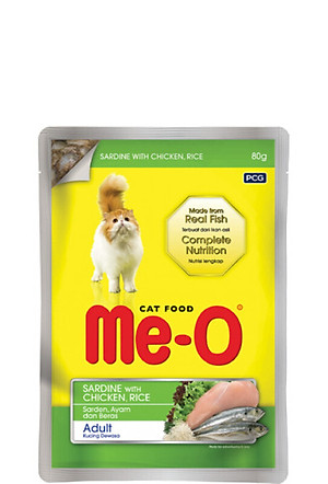 Thức ăn cho mèo Pate me-o gói 80g