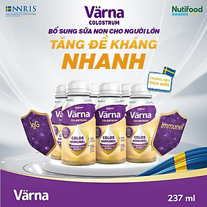 Thùng Sữa Non Pha Sẵn Värna Colostrum (24 Chai x 237ml) - Sữa Cho Người Già Tăng Cường Đề Kháng