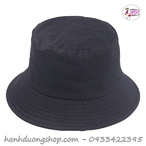 Nón bucket nữ thời trang không thêu logo với chất liệu vải cotton thoáng mát dễ thấm hút mồ hôi