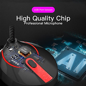 Micro Mini Dùng Cho Máy Tính PC, Laptop Cổng USB Công Nghệ Lọc Tiếng Ồn Cao Cấp AnZ thu âm chất lượng cao hỗ trợ học Online chat videocall Chuyên Nghiệp Live Stream Hát Karaoke Quay Video Ghi Âm Vlog Zoom Skype ĐT Smartphone, Microphone  Hàng Nhập Khẩu