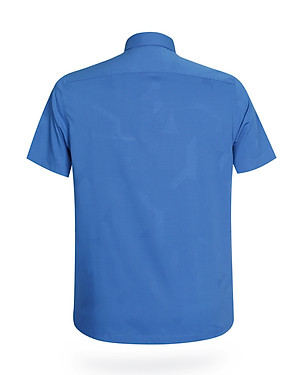 Áo sơ mi nam tay ngắn form suông vạt ngang Khatoco A1MN468T2-CNMK524-2605-N