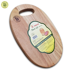 Thớt Gỗ Cao Su Hình Hột Xoài A285 ( 28.5 x 20 x 2 cm ) - Đồ Dùng Nhà Bếp Thương Hiệu Trường Sơn
