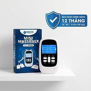 Máy Massage Xung Điện 4 Miếng Dán, 15 Mức Cường Độ, 8 Chế Độ, Giảm Đau Nhức, Tăng Cường Tuần Hoàn Máu Kachi MK46 - Hàng chính hãng