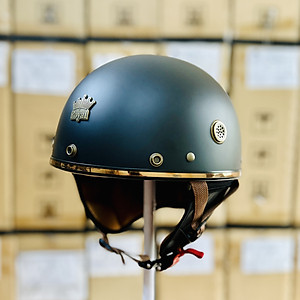 Mũ bảo hiểm xe máy 1/2 Royal M379 chính hãng có đệm cổ dành cho nam nữ đi xe máy-Nón Trùm