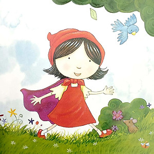 Truyện Cổ Tích Nổi Tiếng Song Ngữ Việt - Anh (Tái Bản 2023): Little Red Riding Hood - Cô Bé Quàng Khăn Đỏ