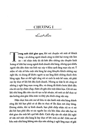 Sách Cẩm Nang Mở Nhà Hàng