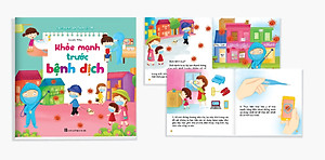 Bộ sách Cẩm nang an toàn cho bé 3 - 16 tuổi - Gồm 6 cuốn (an toàn khi Lạc đường, Động đất, Lũ lụt, Hỏa hoạn, Dịch bệnh, Tham gia giao thông) - Có file nghe