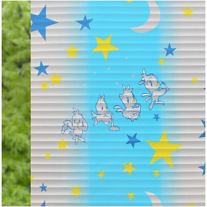 Cuộn 5 Mét Decal Giấy Dán Kính Mặt Trăng Và Thú (5 Mét dài x 0.45 Mét Ngang)