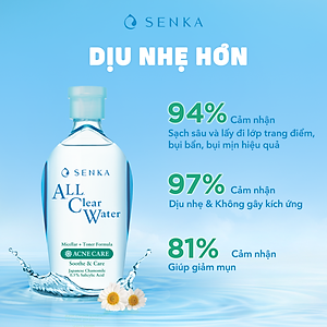 Nước tẩy trang ngừa mụn Senka 230ml