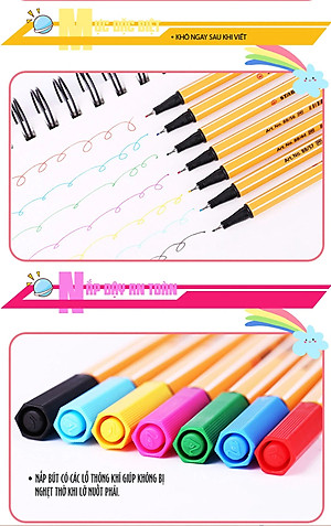 Bút kim STABILO Point 88 0.4mm (PT88) - Xanh ngọc (13)