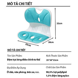 Ghế Công Thái Học Chỉnh Dáng Ngồi - Ghế Tựa Lưng Chống Cong Vẹo Cột Sống Cho Nam, Nữ, Trẻ Em - HÀNG CHÍNH HÃNG MINIIN