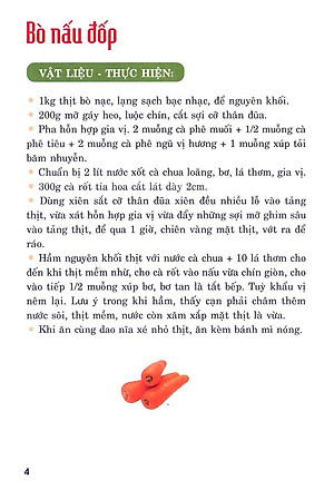 Sách Nấu Ăn Ngon - Các Món Nấu