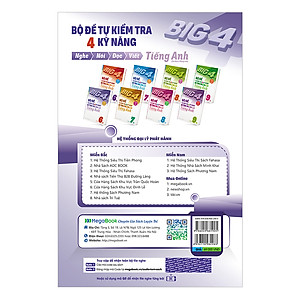 Sách Big 4 Bộ Đề Tự Kiểm Tra 4 Kỹ Năng Nghe - Nói - Đọc - Viết (Cơ Bản Và Nâng Cao) Tiếng Anh Lớp 6 Tập 2