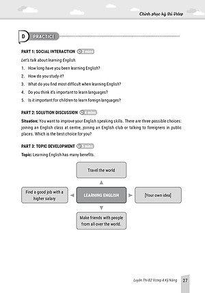 Combo 3 sách luyện thi B2 Vstep: Sách luyện thi B2 Vstep 4 kỹ năng; sách 30 đề thi viết luận tiếng Anh B1, B2 Vstep; sách 10 bộ đề thi Đọc hiểu Vstep – ôn thi chứng chỉ tiếng Anh bậc 4 (bằng B2 tiếng Anh) khung năng lực Ngoại ngữ 6 bậc dành cho Việt Nam