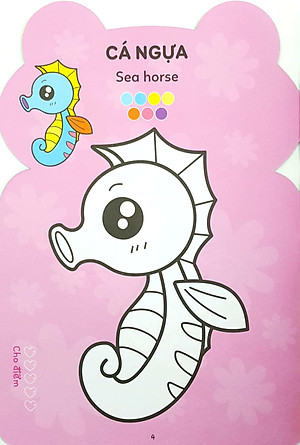 Sách Tô Màu Hoàng Tử Ếch - Động Vật Dưới Biển