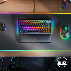 Bàn phím Razer BlackWidow V4 75% - Hot-swappable Mechanical Gaming Keyboard (Hàng chính hãng)