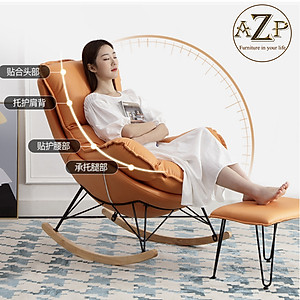 Ghế Thư Giãn Nhập khẩu 100% Cưc Êm, Tuyệt Vời Cho Không Gian Nhà Bạn AZP-RL 699 - MÀU HỒNG  (Tặng kèm gác chân)