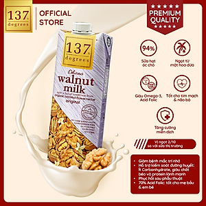 Sữa hạt Óc chó Nguyên chất 137 DEGREES 1000ml