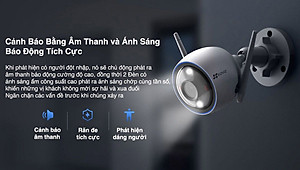 Camera Wifi Ngoài Trời Ezviz H3 Phiên Bản 3MP và 5MP Siêu Nét Có Màu Ban Đêm - Hàng chính hãng