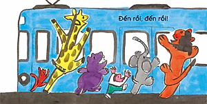 Truyện Ehon bé 1-2-3 tuổi - Tàu Điện Có Đến Không Nhỉ?