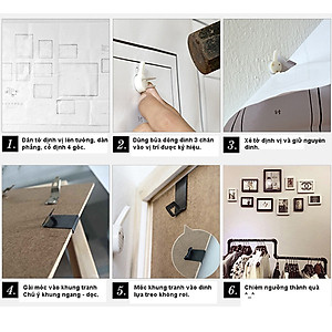 Khung Ảnh Treo Tường Hình Ảnh Đà Lạt Xưa Phong Cách Trắng Đen Nghệ Thuật Tặng Kèm bộ ảnh như hình mẫu, đinh treo tranh và sơ đồ treo - PGC291