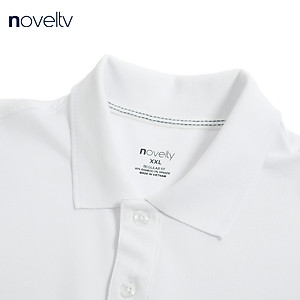 Áo thun nam Polo NOVELTY trơn màu cổ bo 210128N