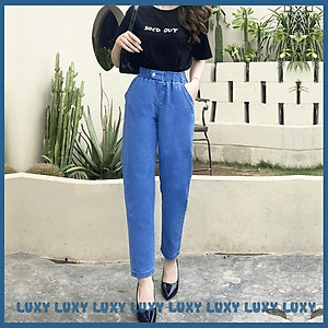 Quần jean nữ cạp chun co giãn 4 chiều LUXY V191 đủ size từ 40kg - 80kg