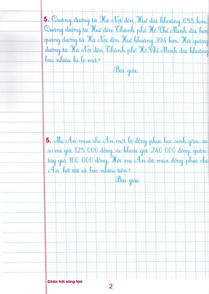 Vở Ô Li Bài Tập Toán Lớp 4 - Quyển 2 (Biên Soạn Theo Chương Trình SGK Chân Trời Sáng Tạo) _HA