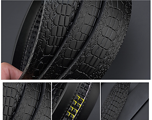 Thắt lưng nam da bò nguyên chất mặt khóa tự động hợp kim cao cấp