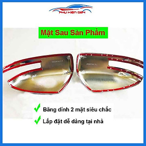 Ốp gương Attrage 2015-2016-2017-2018-2019-2020-2021-2022 hở đèn mạ crom bảo vệ chống trầy xe