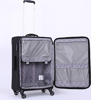 Vali Kéo Vải Du Lịch SAKOS WINNER 6 - Size M (24inch)/ Ký Gửi (Trung) - Khóa TSA - Chống Thấm, Trượt Nước