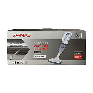 Máy Hút Bụi Cầm Tay Không Dây Sạc Pin Đa Năng Damas D610W - Hàng Nhập Khẩu