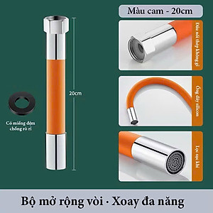 Ống Nối Dài Vòi Nước Silicone Mở Rộng – Ống Nước Linh Hoạt, Dễ Dàng Sử Dụng, Bền Bỉ - HÀNG CHÍNH HÃNG MINIIN