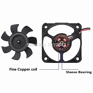 1 Quạt Tản Nhiệt Làm Mát Dc 5volt 2pin 50mm 50x10mm 5cm 5010