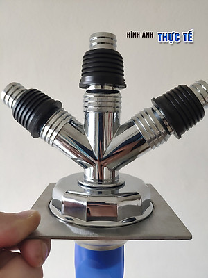 Bộ thoát nước máy giặt, thoát nước thải, nước thoát sàn nhà tắm, vệ sinh kiêm chống mùi hôi, ngăn côn trùng trào ngược – Bộ chia 3, MIHOCO 312