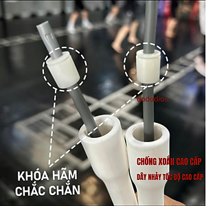 [KSport][Bảo hành 3 tháng] Dây Nhảy Tốc Độ King Sport 6mm - PVC Rope - Dây Nhảy Thể Dục - Dụng Cụ Tập Luyện[Tập Gym]