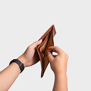 Ví nam da bò Lata ( Thời trang nam - Ví da thật LVN70 )