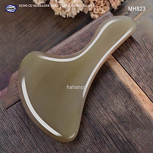 Dụng cụ mát xa làm mịn da mặt và toàn thân bằng sừng (MH823) Giúp lưu thông khí huyết - Chăm sóc sức khỏe