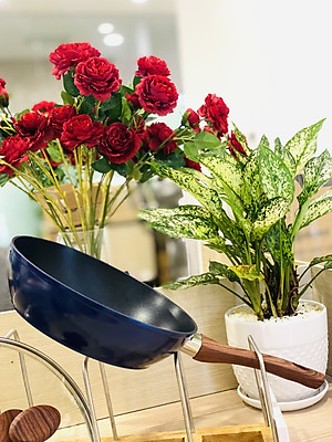 Chảo Sâu Lòng NAG2653 Đáy Từ 5 Lớp Chống Dính Vung Kính Siêu Bền Nagakawa (26cm) - Dùng Trên Mọi Loại Bếp - Hàng Chính Hãng