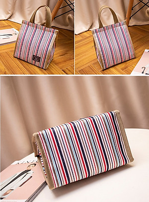Túi Đựng Hộp Cơm Giữ Nhiệt Size Lớn, Kiểu Dáng Thời Trang Hiện Đại Ver.5 - Hàng Chính Hãng Besti