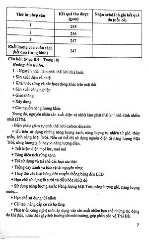 Hướng Dẫn Trả Lời Câu Hỏi Khoa Học Tự Nhiên Lớp 7 ( Dùng Kèm Sách Giáo Khoa Kết Nối Tri Thức Với Cuộc Sống)