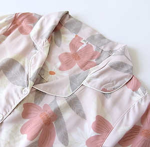 Bộ Đồ Pijama Mặc Nhà Ngắn Tay Azuno BN2706 Chất Liệu Cotton Lụa Nhẹ Mát Cho Mùa Hè